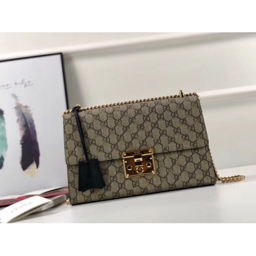 Geantă de umăr Gucci Padlock 409486 neagră