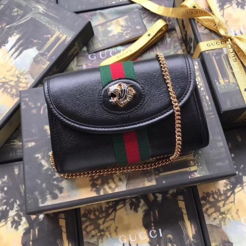 Geantă Gucci Rajah mini 573797 Negru
