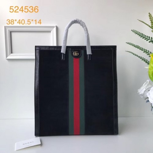 Geantă Gucci Soft GG Supreme 524536 neagră