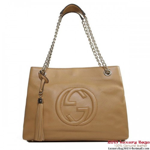 Geantă tote medie Gucci Soho 308982 Caisă