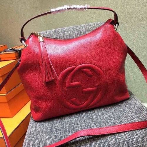 Gucci Soho Original Leather 408825 Roșu