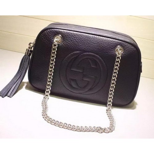 Genți de umăr Gucci Soho 308983 Negre
