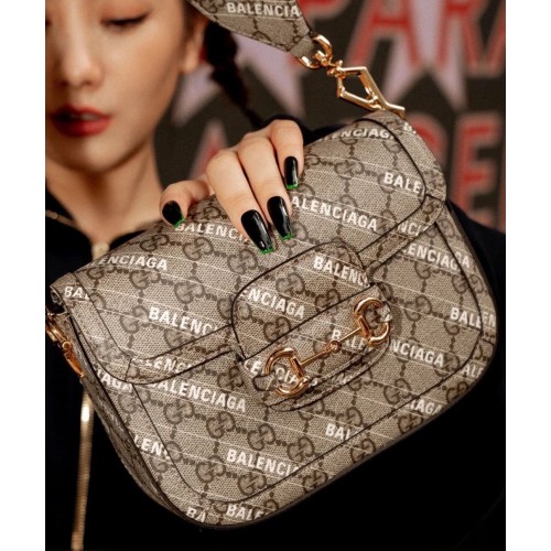 Gucci The Hacker Project GG Supreme Balenciaga LOGO 658574 Cafea