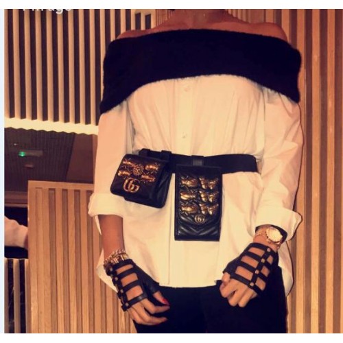 Portofel Gucci cu centură GG2536 Negru