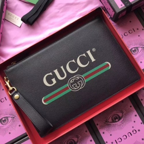 Geantă de mână Gucci GG Marmont din piele de vițel 466489 Neagră