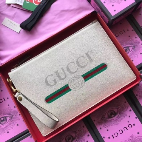 Geantă de mână Gucci GG Marmont din piele de vițel 466489 OffWhite