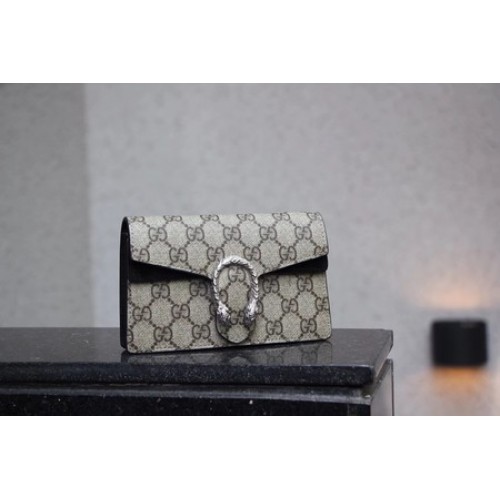 Geantă Gucci Dionysus GG Supreme Super mini 476432 Neagră