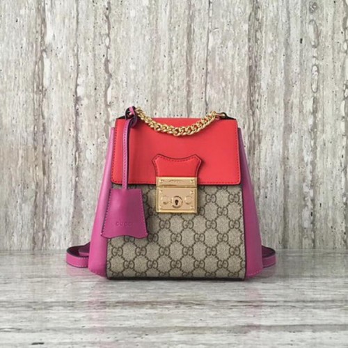 Rucsac Gucci Padlock GG Supreme 498194 Roșu