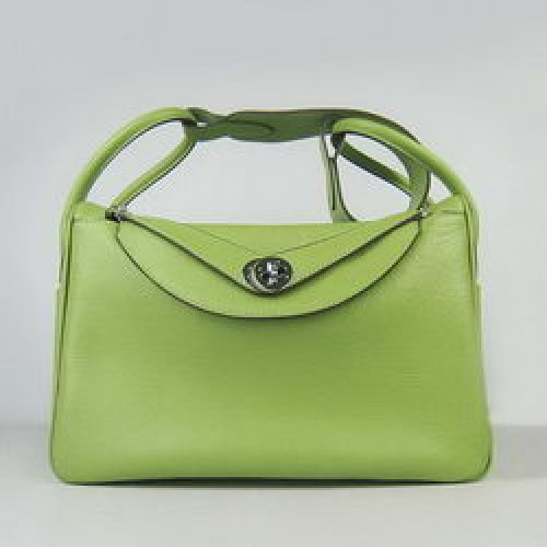 Geantă de umăr Hermes Lindy 34CM verde