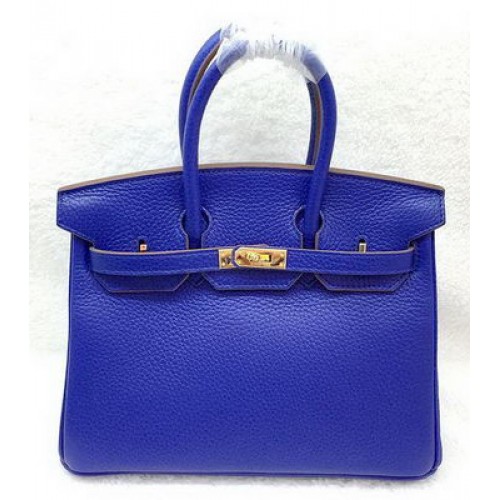 Geantă Hermes Birkin 25CM din piele originală H25T Royal