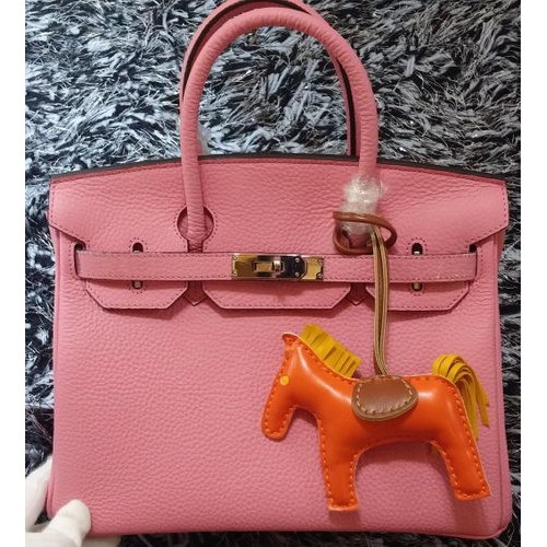Genți tote Hermes Birkin 30CM din piele Litchi H30LI Cherry