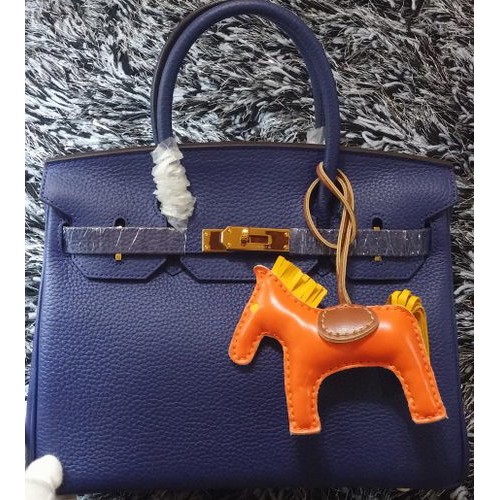 Genți Hermes Birkin 30CM din piele Litchi H30LI Royal