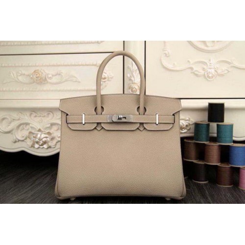 Geantă Hermes Birkin 35CM 30CM din piele originală HB35O gri
