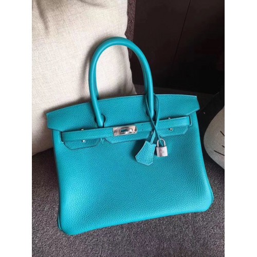 Geantă Hermes Birkin 35CM 30CM din piele originală HB35O verde