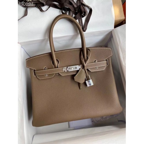Geantă Hermes Birkin Original Togo Leather 17825 Gri