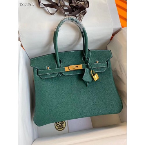 Geantă Hermes Birkin Original Togo Leather 17825 Verde