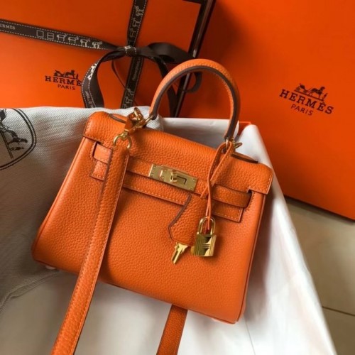 Geantă Hermes Birkin Togo Leather 22590 portocalie