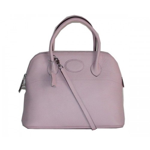 Genți tote Hermes Bolide 37CM din piele de vițel H509084 roz deschis