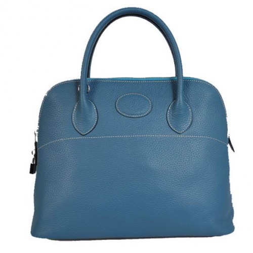 Genți Hermes Bolide 37CM Clemence H1037 Albastre