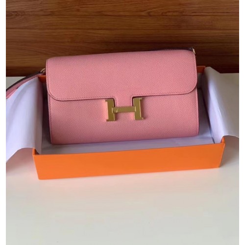 Geantă Hermes Constance to go mini H4088 roz