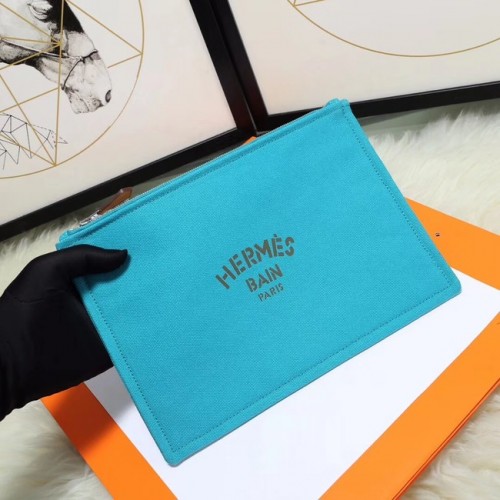 Geantă cosmetică Hermes H3700 Albastru deschis