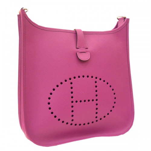 Hermes Evelyn II PM Bracket Argintiu Epson Cyclamen