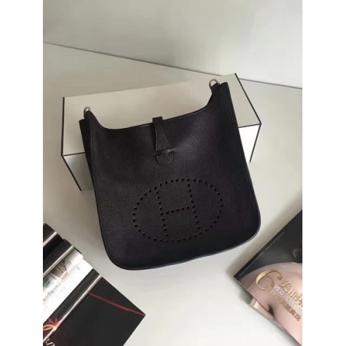 Geantă Hermes Evelyne 30cm, maro închis E3301