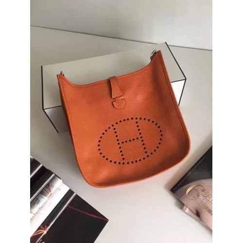 Geantă Hermes Evelyne 30cm Messenger E3301 Portocalie