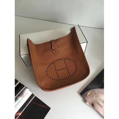 Geantă Hermes Evelyne 30cm Messenger E3301 Grâu