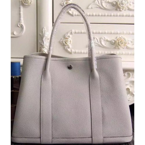 Geantă Hermes Garden Party 36cm 30cm din piele originală Offwhite