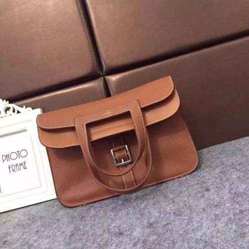 Hermes Halzan Togo Original Leather H3909 Maro