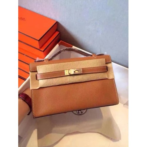 Geantă Hermes Kelly 22cm din piele originală KL22 gri