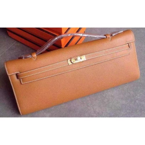 Geantă Hermes Kelly 31cm Clutch Epsom Leather KL31 Wheat