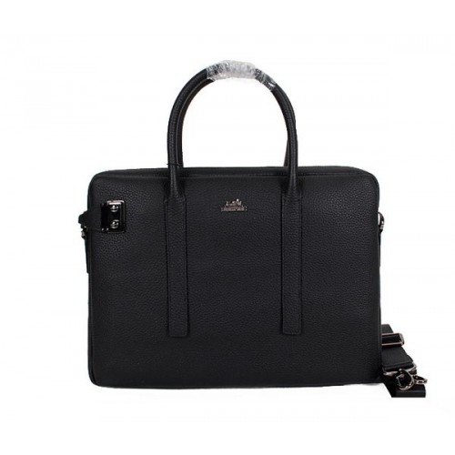 Servietă Hermes Original din piele de vițel M33991 Negru
