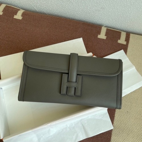 Geantă de mână Hermes Original Espom din piele 37088 gri închis