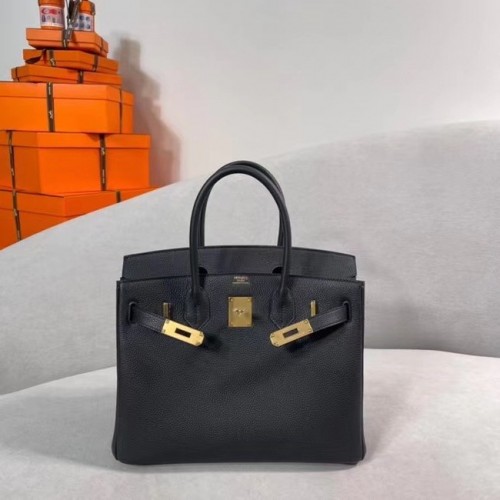 Geantă Hermes Original Togo Leather HB30O neagră