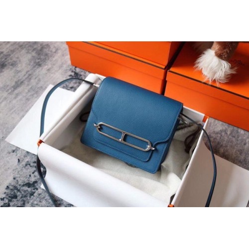 Hermes Roulis 19cm Evercolor 9D H9003 albastru și argintiu