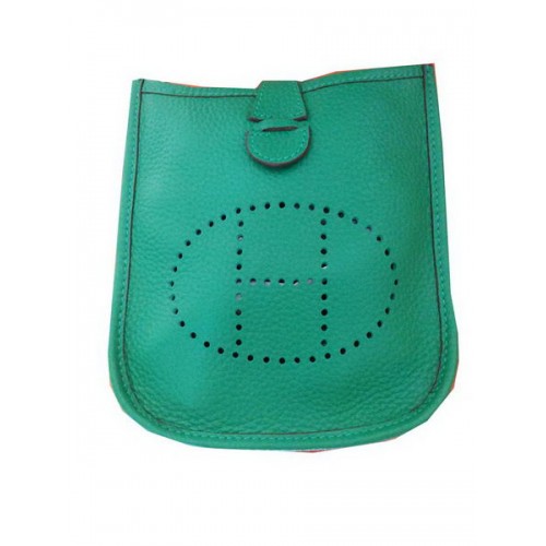 Geantă Hermes mini Evelyne Messenger H1608S Verde