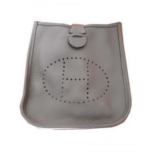 Geantă Hermes mini Evelyne Messenger H1608S Gri