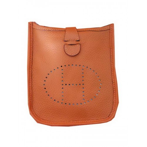 Geantă Hermes mini Evelyne Messenger H1608S Portocalie