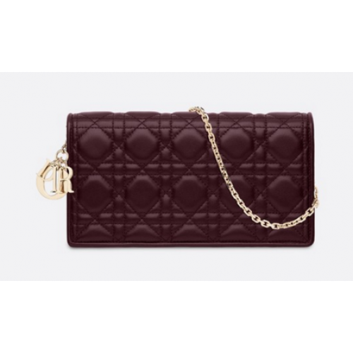 PULICHETĂ LADY DIOR DIN PIELE DE MIEL S0204 Bordeaux