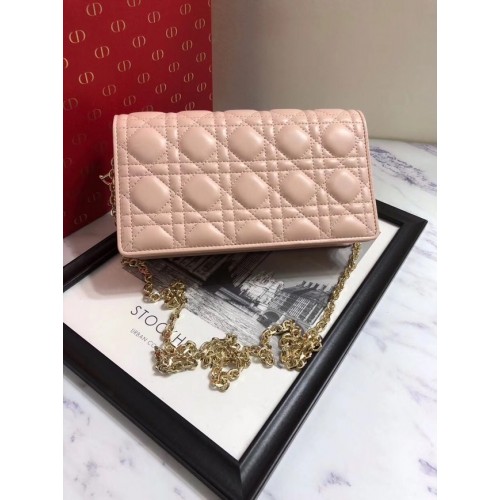 GEANTĂ LADY DIOR DIN PIELE DE MIEL S0204 roz