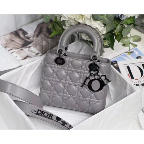 LADY DIOR MY ABCDIOR BAG Cannage Lambskin M0538I gri