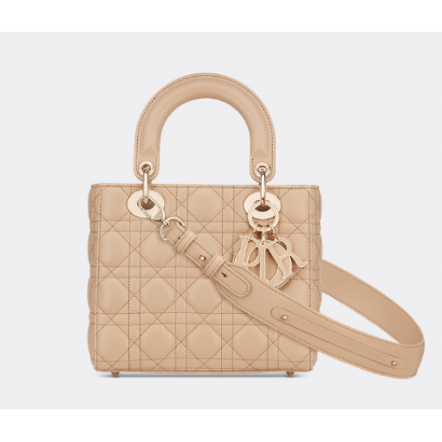 LADY DIOR MY ABCDIOR BAG Cannage Lambskin M0538O Bej
