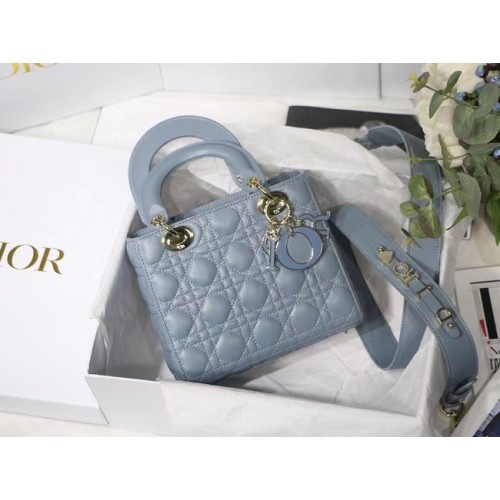 LADY DIOR MY ABCDIOR BAG Cannage Lambskin M0538O gri