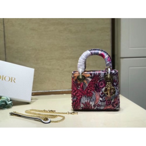 LADY DIOR piele de vită brodată AD0168-5