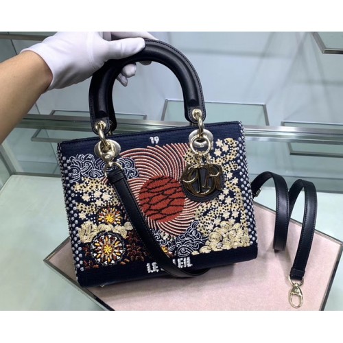 LADY DIOR piele de vită brodată M0565-2