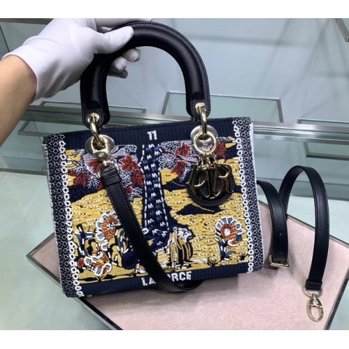 LADY DIOR piele de vită brodată M0565-3
