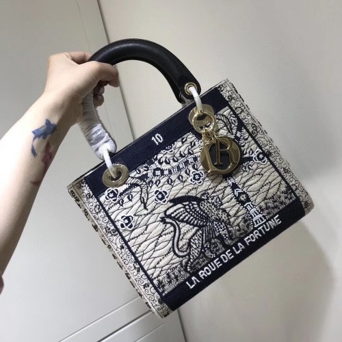 LADY DIOR piele de vită brodată M0565-6