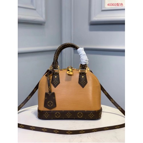 LOUIS VUITTON M40302 EPI LEATHER ALMA MICĂ ALBASTRU